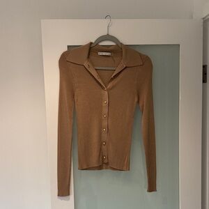 Alice + Olivia Brown Sweater